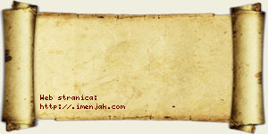 Isak Bošković vizit kartica